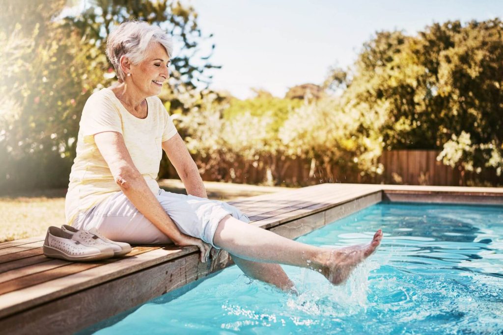 At home activities for senior in hot weather